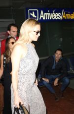 KATE HUDSON Arrives at Nice Airport 05/14/2016