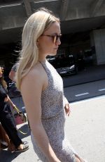 KATE HUDSON Arrives at Nice Airport 05/14/2016