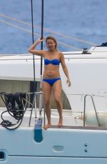 KATE HUDSON in Bikini at a Yacht in Hawaii 05/29/2016