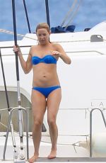 KATE HUDSON in Bikini at a Yacht in Hawaii 05/29/2016