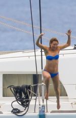 KATE HUDSON in Bikini at a Yacht in Hawaii 05/29/2016