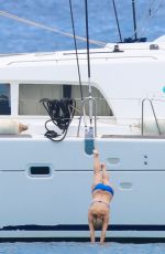 KATE HUDSON in Bikini at a Yacht in Hawaii 05/29/2016