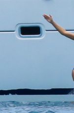 KATE HUDSON in Bikini at a Yacht in Hawaii 05/29/2016