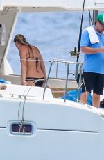 KATE HUDSON in Bikini at a Yacht in Hawaii 05/29/2016