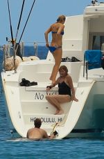 KATE HUDSON in Bikini at a Yacht in Hawaii 05/29/2016