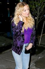 KATE HUDSON Night Out in New York 05/01/2016