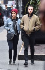 KATE MARA and Jamie Bell Out and About in New York 05/01/2016