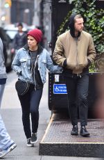 KATE MARA Out and About in New York 05/01/2016