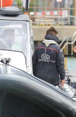 KATE MIDDLETON at a Training Trip on T1 Development Boat in Portsmouth 05/20/2016