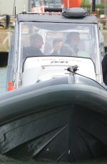 KATE MIDDLETON at a Training Trip on T1 Development Boat in Portsmouth 05/20/2016