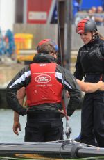 KATE MIDDLETON at a Training Trip on T1 Development Boat in Portsmouth 05/20/2016