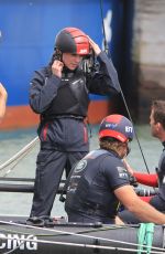 KATE MIDDLETON at a Training Trip on T1 Development Boat in Portsmouth 05/20/2016