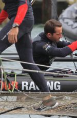 KATE MIDDLETON at a Training Trip on T1 Development Boat in Portsmouth 05/20/2016