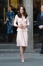 KATE MIDDLETON at National Portrait Gallery in London 05/04/2016