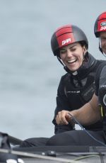 KATE MIDDLETON at T1 Development Boat in Portsmouth 05/20/2016