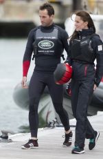 KATE MIDDLETON at T1 Development Boat in Portsmouth 05/20/2016