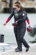 KATE MIDDLETON at T1 Development Boat in Portsmouth 05/20/2016