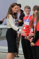 KATE MIDDLETON Visit BAR Land Rover America’s Cup Team, May 2016