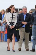 KATE MIDDLETON Visit BAR Land Rover America’s Cup Team, May 2016