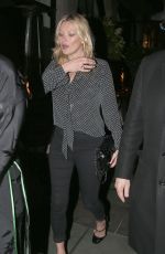 KATE MOSS Out for Dinner at Scott