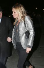 KATE MOSS Out for Dinner at Scott