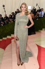 KATE UPTON at Costume Institute Gala 2016 in New York 05/02/2016