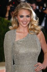 KATE UPTON at Costume Institute Gala 2016 in New York 05/02/2016