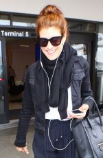KATE WALSH at LAX Airport in Los Angeles 05/05/2016