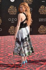 KATHERINE MCNAMARA at Alice Through the Looking Glass Premiere in Hollywood 05/23/2016