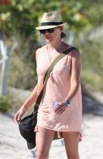 KATIE CASSIDY in Bikini at a Beach in Miami 05/08/2016