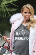 KATIE PRICE Outside ITV Studios in London 05/10/2016