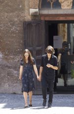 KEIRA KNIGHTLEY Out and About in Rome  05/22/2016