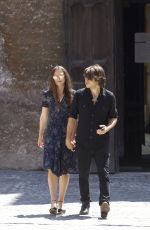 KEIRA KNIGHTLEY Out and About in Rome  05/22/2016