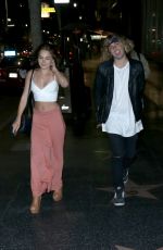 KELLI BERGLUND Leaves Katsuya Restaurant in Los Angeles 05/03/2016