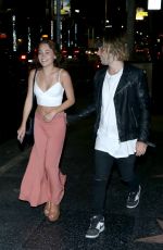 KELLI BERGLUND Leaves Katsuya Restaurant in Los Angeles 05/03/2016