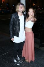 KELLI BERGLUND Leaves Katsuya Restaurant in Los Angeles 05/03/2016