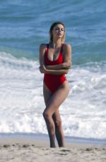 KELLY ROHRBACH in Swimsuit on the Set of a Photoshoot in Malibu 05/23/2016