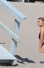 KELLY ROHRBACH in Swimsuit on the Set of a Photoshoot in Malibu 05/23/2016