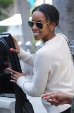 KELLY ROWLAND Leaves Mr. Chow in Beverly Hills 05/04/2016