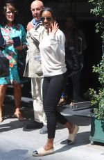 KELLY ROWLAND Leaves Mr. Chow in Beverly Hills 05/04/2016