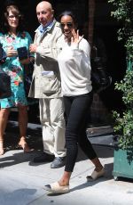 KELLY ROWLAND Leaves Mr. Chow in Beverly Hills 05/04/2016
