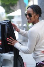 KELLY ROWLAND Leaves Mr. Chow in Beverly Hills 05/04/2016