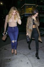 KENDALL JENNER and KHLOE KARDASHIAN at Nice Guy in West Hollywood 05/07/2016