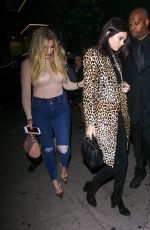 KENDALL JENNER and KHLOE KARDASHIAN at Nice Guy in West Hollywood 05/07/2016