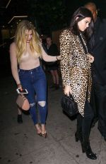 KENDALL JENNER and KHLOE KARDASHIAN at Nice Guy in West Hollywood 05/07/2016