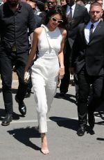 KENDALL JENNER Arrives at Magnum Beach in Cannes 05/12/2016