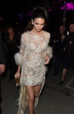 KENDALL JENNER at Chopard Dinner at Baoli Beach in Cannes 05/16/2016