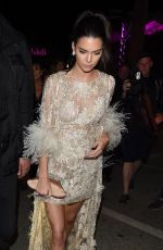 KENDALL JENNER at Chopard Dinner at Baoli Beach in Cannes 05/16/2016