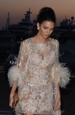 KENDALL JENNER at Chopard Dinner at Baoli Beach in Cannes 05/16/2016