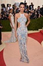 KENDALL JENNER at Costume Institute Gala 2016 in New York 05/02/2016